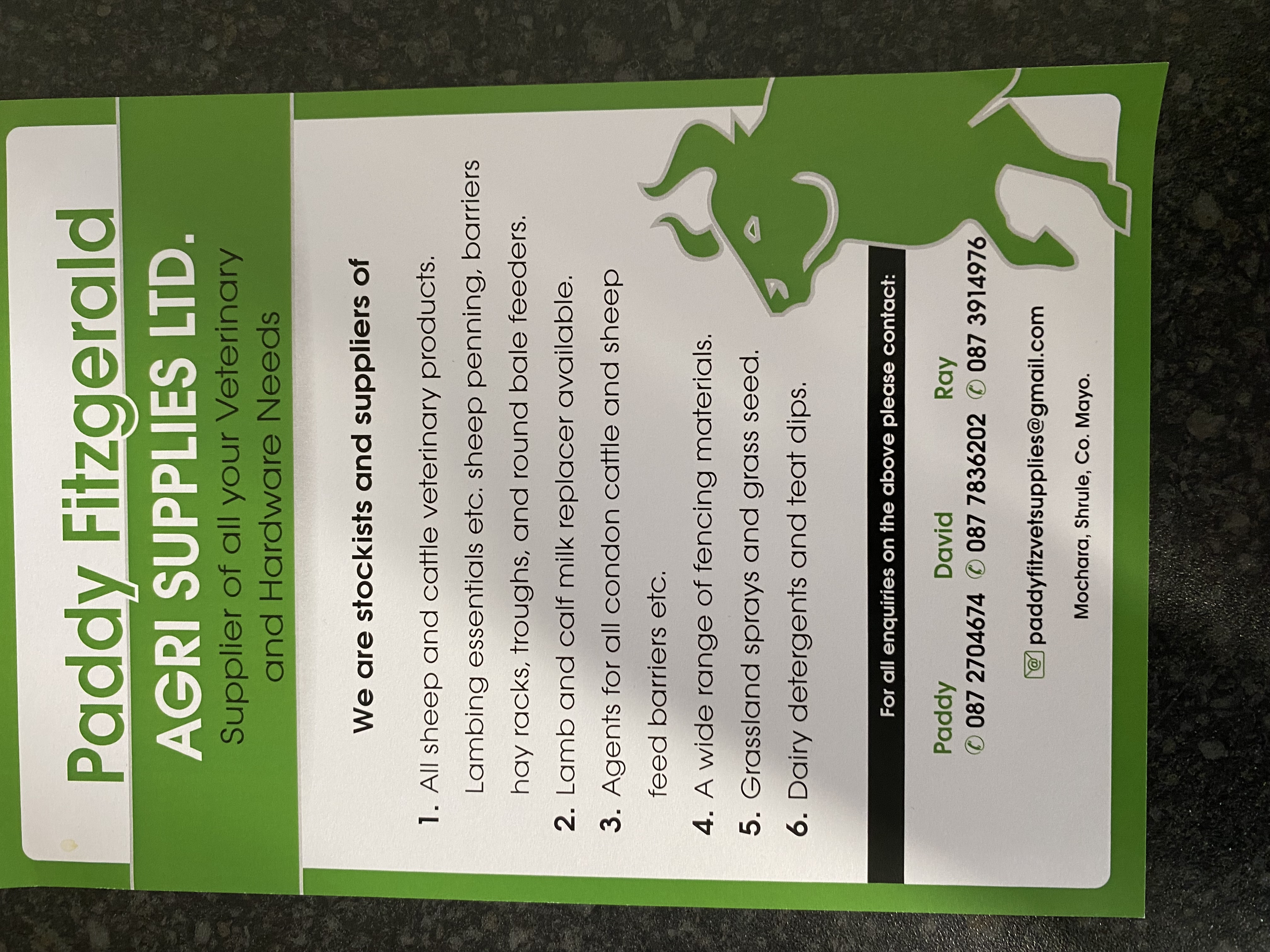 Paddy Fitzgerald Agri Supplies