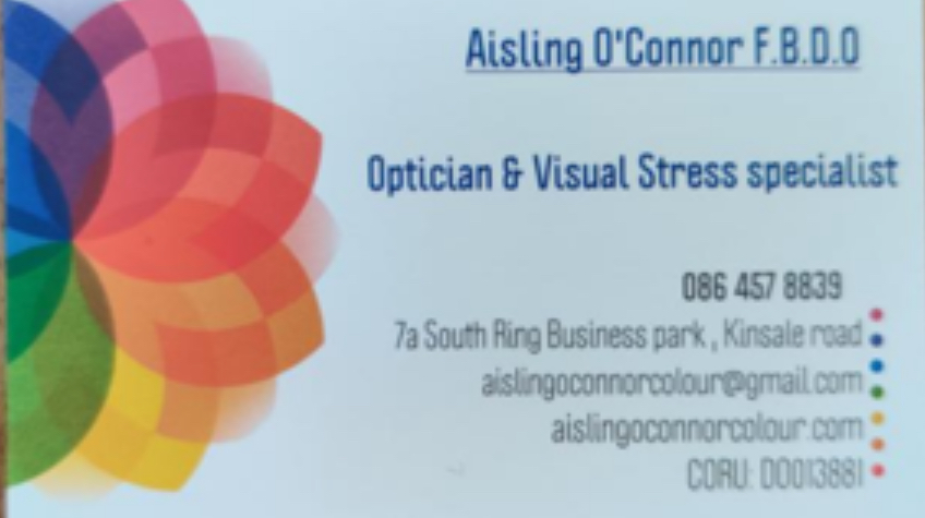 Aisling O Connor Visual processing Clinic